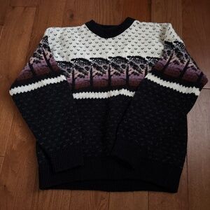 Men’s Vintage Wool Fair Isle Pullover Sweater Sz M/Lg